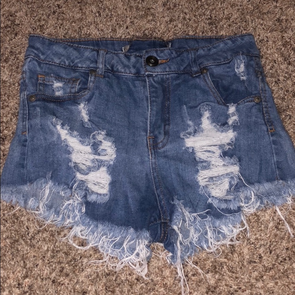 Blue Jean Shorts